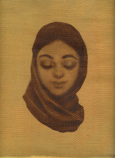 Woman Behind Screen